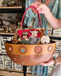 Arca di Noè – Borsa statement con charm animali