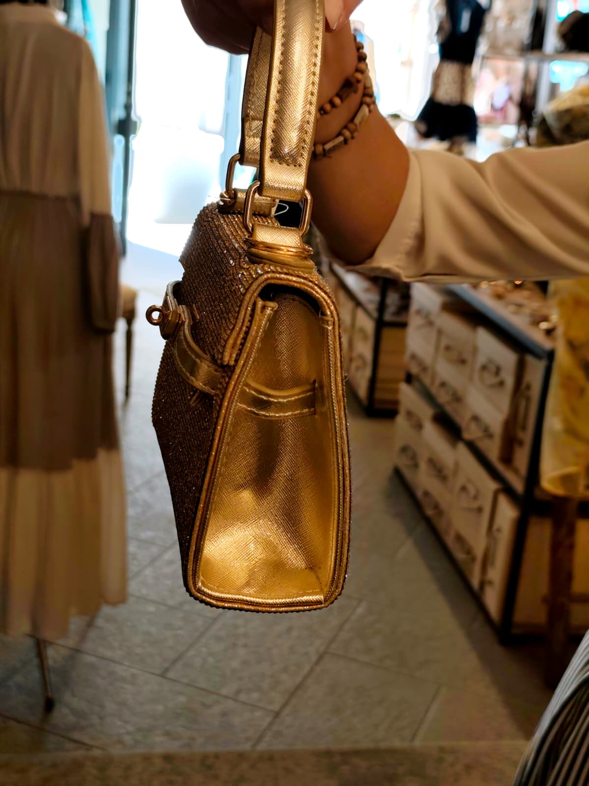 Mini Handbag "Kelly" (lato)